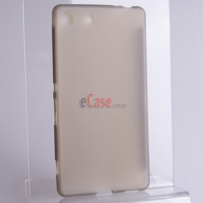 TPU накладка для Sony Xperia M5 (матовый, однотонный) — eCase
