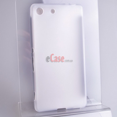 TPU накладка для Sony Xperia M5 (матовый, однотонный) — eCase
