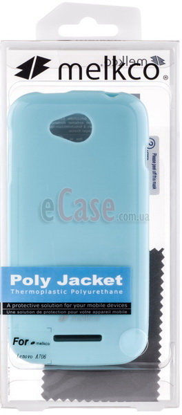 TPU чехол Melkco Poly Jacket для Lenovo A706 + захисна плівка — eCase