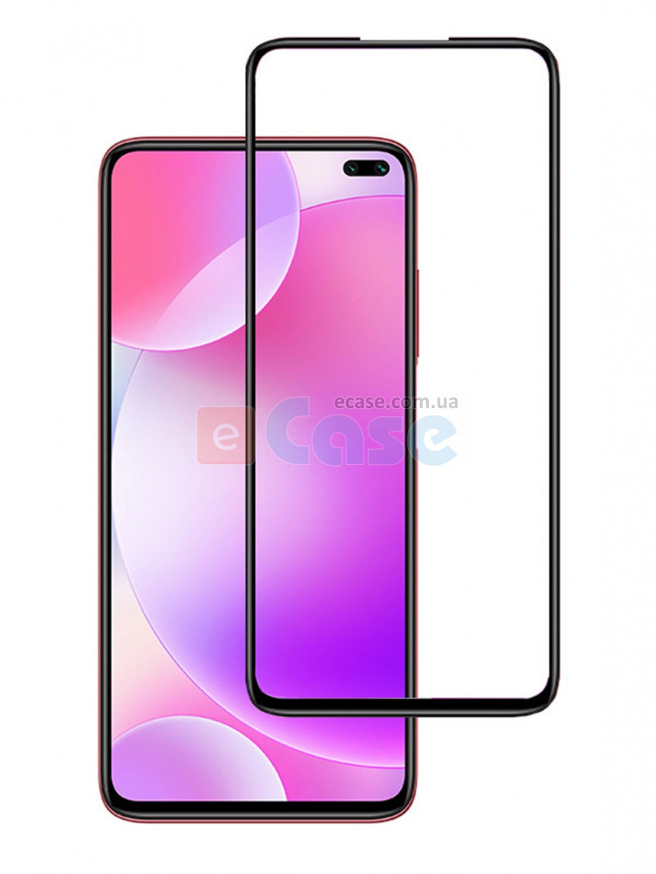 Защитное стекло для Xiaomi Poco X2 (Tempered Glass Frame 2,5D) с рамкой фото 1 — eCase