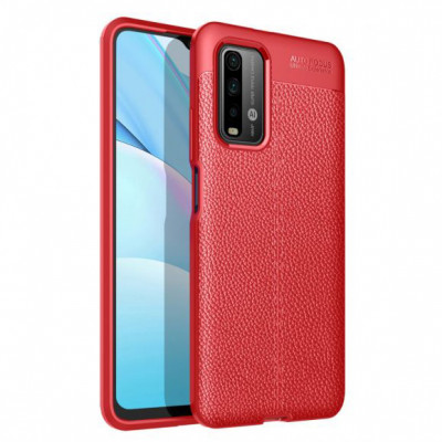 ТПУ накладка Leather для Xiaomi Redmi 9 Power — eCase