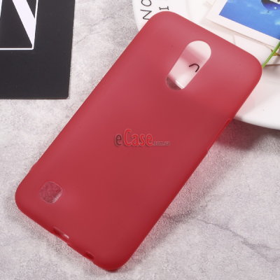 TPU накладка для LG K10 2017 (матовый, однотонный) — eCase
