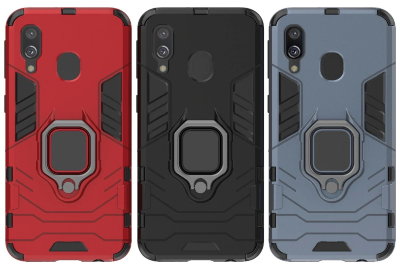 Ударостійка накладка з підставкою і TPU бампером для Samsung A405F Galaxy A40 — eCase