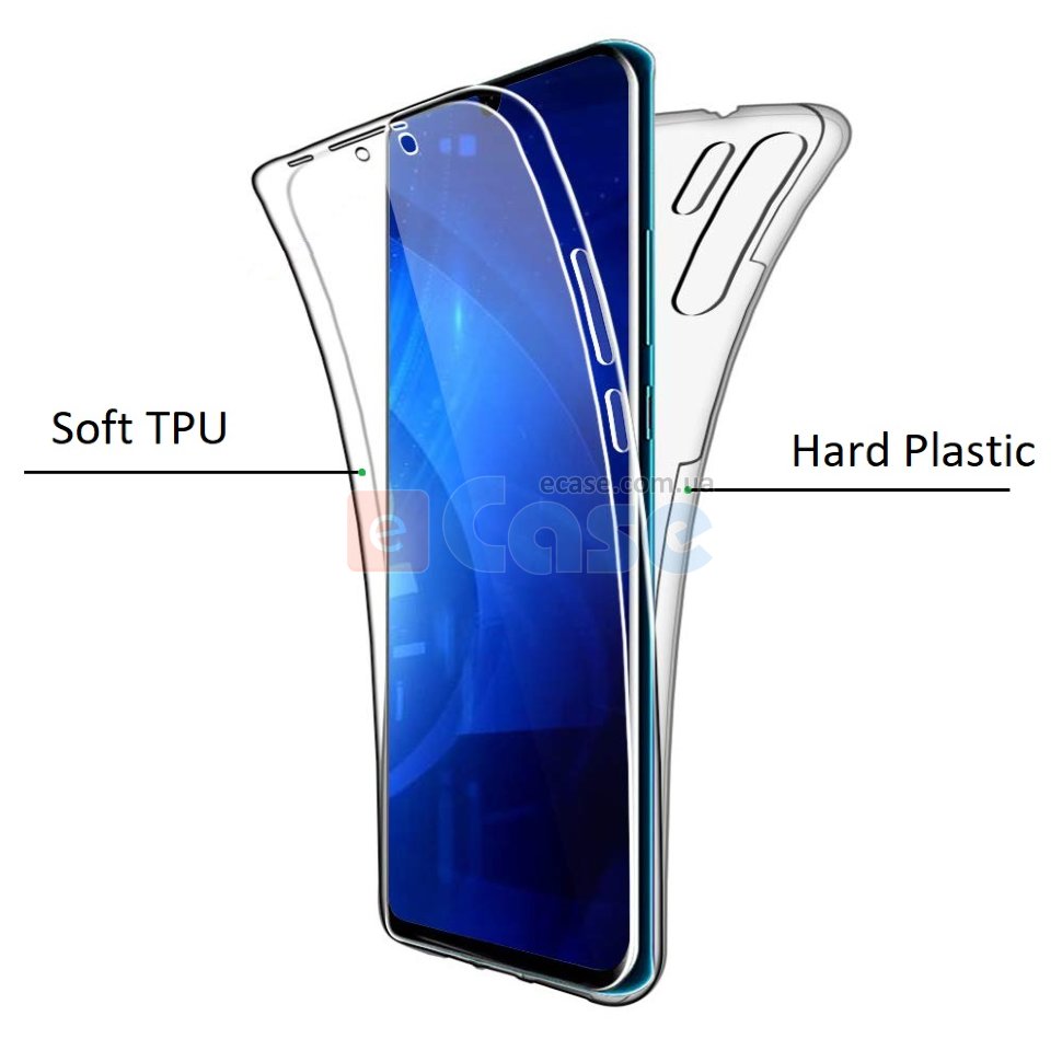 Прозрачная TPU+PC накладка 360 градусов для Huawei P30 Pro фото 1 — eCase
