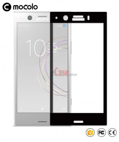 Захисне скло MOCOLO Premium 3D (з рамкою) для Sony Xperia XZ1 Compact — eCase