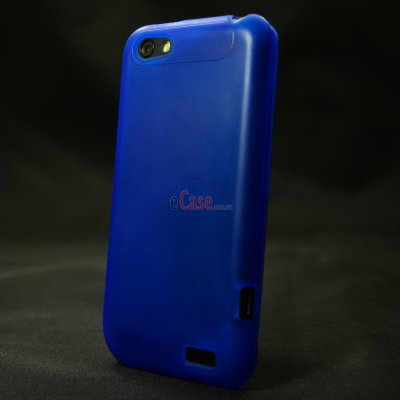 TPU накладка для HTC One V (матовый, однотонный) — eCase
