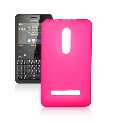 TPU накладка для Nokia Asha 210 (матовый, однотонный) — eCase