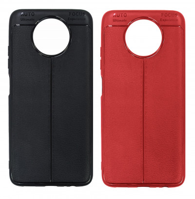 ТПУ накладка Leather для Xiaomi Redmi Note 9 5G — eCase