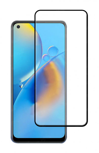 Захисне скло для Oppo A74 (Tempered Glass Frame 2,5D) з рамкою — eCase