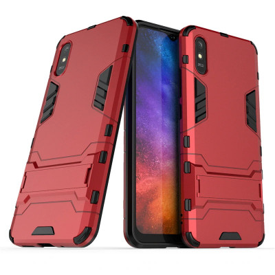 Защитный чехол с ТПУ бампером для Xiaomi Redmi 9A (c подставкой) — eCase