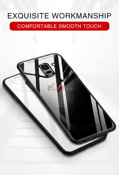 Накладка TPU + Glass для Samsung Galaxy A8 2018 A530F — eCase