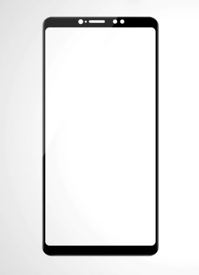 Защитное стекло для Xiaomi Mi Max 3 (Tempered Glass Frame 2,5D) с рамкой — eCase