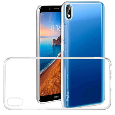 Прозрачная ТПУ накладка для Xiaomi Redmi 7A EXELINE Crystal (Strong 0,5мм) — eCase