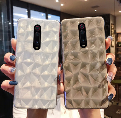 ТПУ накладка Rombs (прозрачная) для Xiaomi Mi 9T — eCase