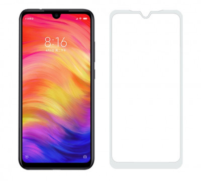 Захисне скло 5D (на весь екран) з кольоровою рамкою для Xiaomi Mi CC9e &mdash; eCase