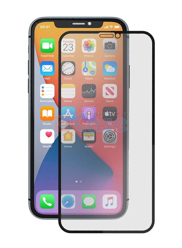 Захисне скло Matte (матове) з рамкою для iPhone XR фото 1 — eCase