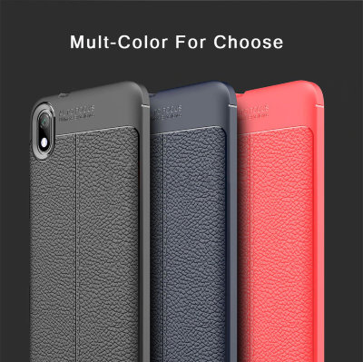 ТПУ накладка Leather для Huawei Honor 8S — eCase