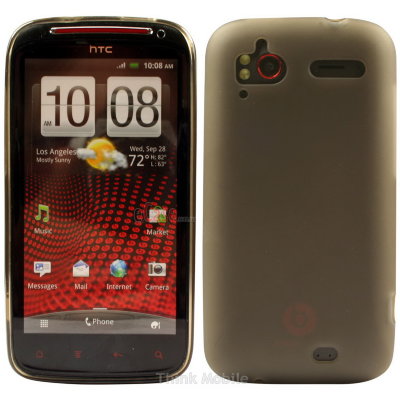 TPU накладка для HTC Sensation (матовый, однотонный) &mdash; eCase