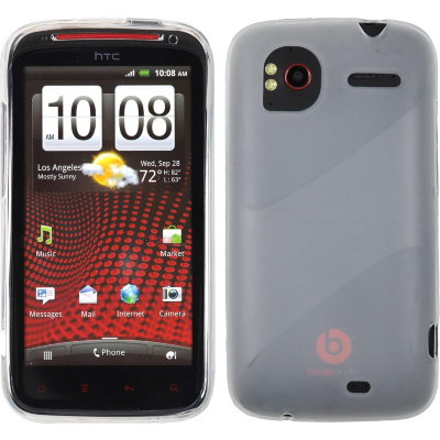 TPU накладка для HTC Sensation (матовый, однотонный) &mdash; eCase