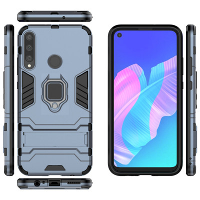 Ударостійка накладка з підставкою і TPU бампером для Huawei P40 lite E — eCase
