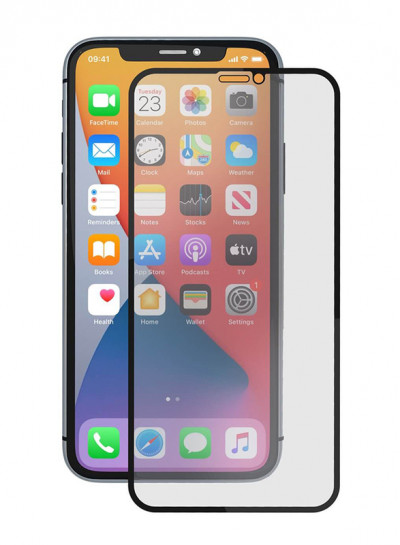 Захисне скло Matte (матове) з рамкою для iPhone 11 — eCase