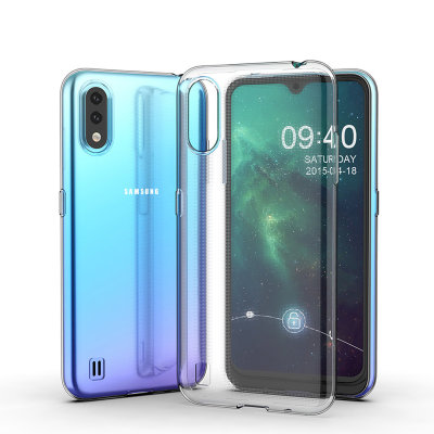 Прозрачная ТПУ накладка для Samsung Galaxy A01 2020 (A015F) EXELINE Crystal (Strong 0,5мм) — eCase