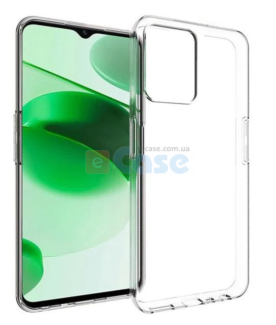 Силіконовий чохол для Realme C35 (Crystal Clear) фото 1 — eCase
