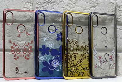 Прозора ТПУ накладка з малюнком Beckberg Style для Samsung A750 Galaxy A7 2018 — eCase