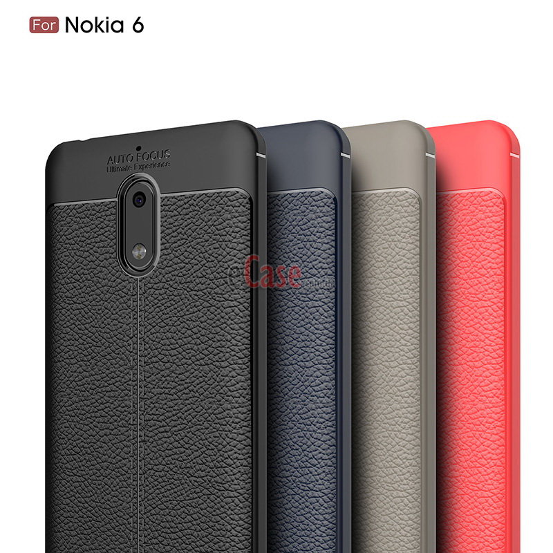 ТПУ накладка Leather для Nokia 6 фото 1 — eCase