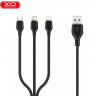 USB кабель XO NB103 (3 в 1 - Type-C, Lightning, MicroUSB ) 2.1A фото 2 — eCase