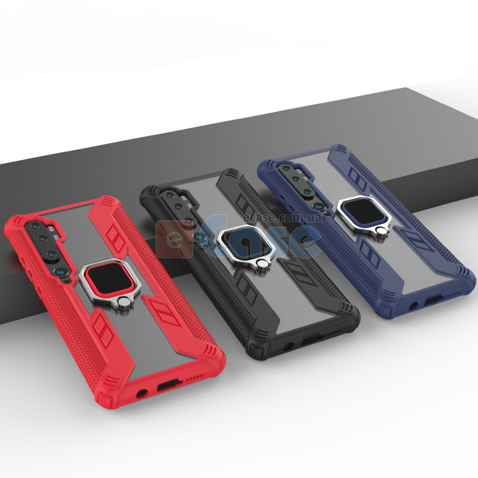 Ударопрочная накладка Tetra Ring для Xiaomi Mi Note 10 фото 1 — eCase