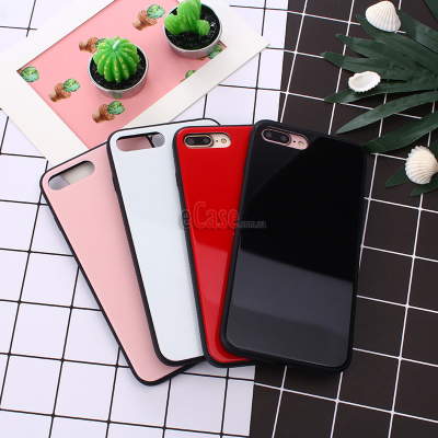 Накладка TPU + Glass для iPhone 8 Plus &mdash; eCase