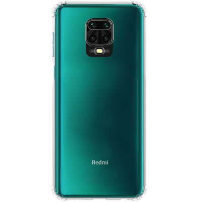 ТПУ чехол (прозрачный) Transparent для Xiaomi Redmi Note 9 Pro Max — eCase