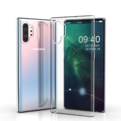 Прозора ТПУ накладка для Samsung Galaxy Note 10 Plus (N975F) EXELINE Crystal (Strong 0,5 мм) — eCase