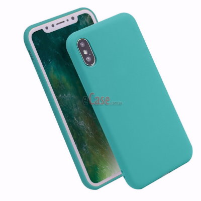 TPU накладка Matte для iPhone 10 (X) (однотонная) — eCase