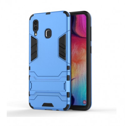 Ударостійка накладка з ТПУ бампером для Samsung Galaxy A20 (A205F) (з підставкою) — eCase