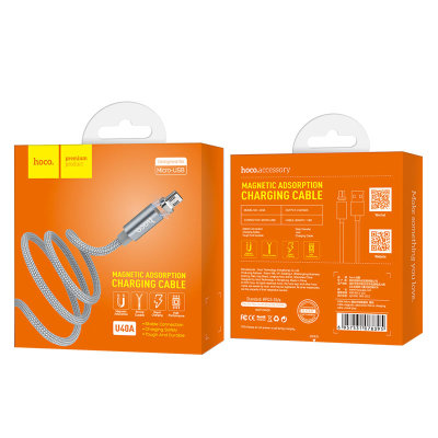 USB кабель HOCO U40 Magnetic Adsorption (Micro USB) — eCase