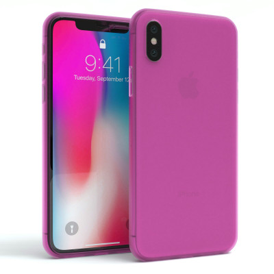 TPU накладка для iPhone 10 (X) (матовый, однотонный) — eCase