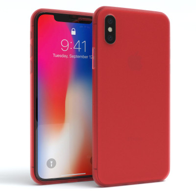 TPU накладка для iPhone 10 (X) (матовый, однотонный) — eCase