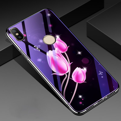 Накладка TPU + Glass Violet для Xiaomi Mi Note 10 — eCase