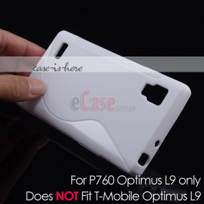 TPU накладка S-Case для LG P765 Optimus L9 — eCase