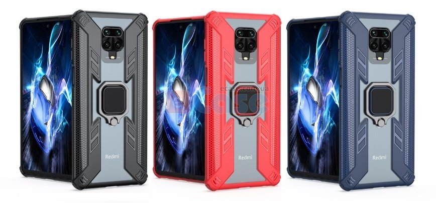 Ударопрочный чехол Tetra Ring для Xiaomi Redmi Note 9 Pro Max фото 1 — eCase