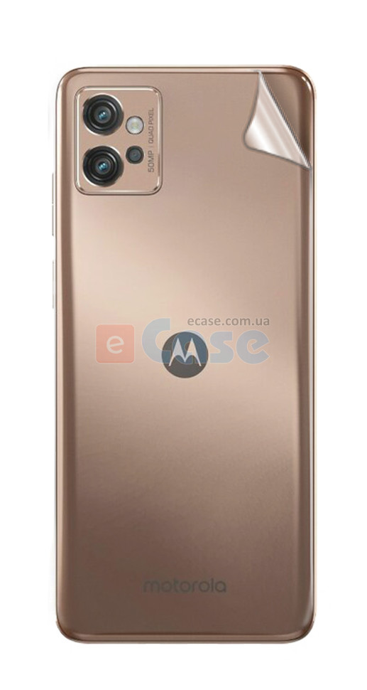 Гидрогелевая пленка на камеру и заднюю панель HD Clear для Motorola Moto G32 фото 1 — eCase