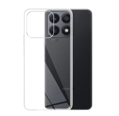Прозрачная ТПУ накладка для Huawei Honor X8a EXELINE Crystal (Strong 0,5мм) — eCase