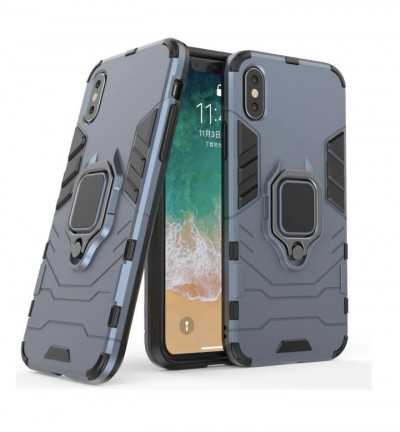 Ударостійка накладка з підставкою і TPU бампером для iPhone Xs — eCase