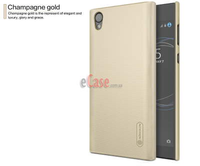 Пластиковая накладка Nillkin Matte для Sony Xperia L1 + защитная пленка — eCase