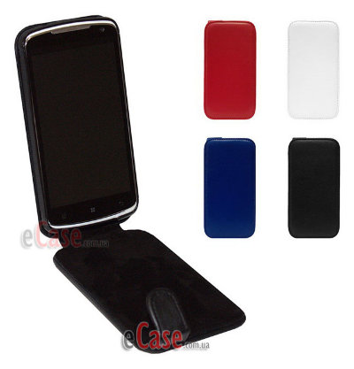 Шкіряний чохол для Lenovo A2010 ProJack (фліп) з ТПУ кріпленням — eCase