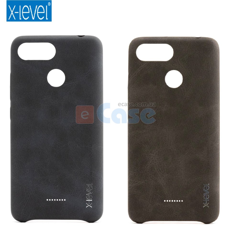 Шкіряна накладка X-level Vintage для Xiaomi Redmi 6 фото 1 — eCase
