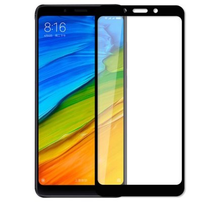 Защитное стекло 5D (на весь экран) с цветной рамкой для Xiaomi Redmi 6A — eCase