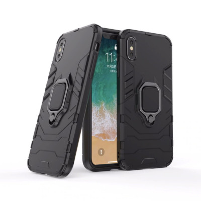 Ударопрочная накладка с подставкой и TPU бампером для iPhone Xs Max — eCase